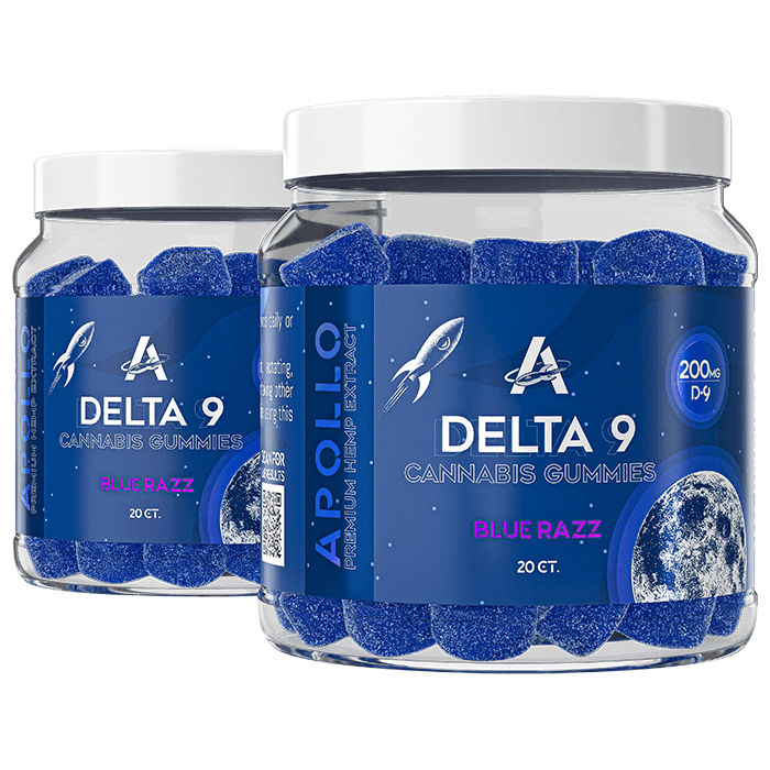 Blue Razz Delta 9 THC Gummies