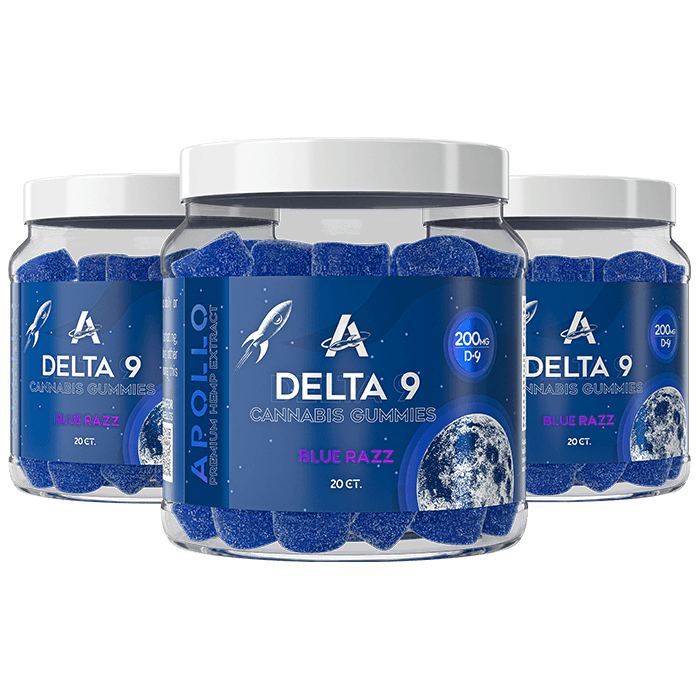 Blue Razz Delta 9 THC Gummies